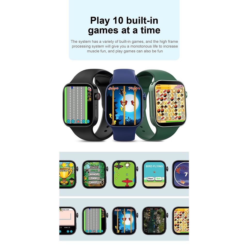 FREE ANTIGORES - Original Smartwatch series 8 Promax L series tertinggi fitur terlengkap Waterproof