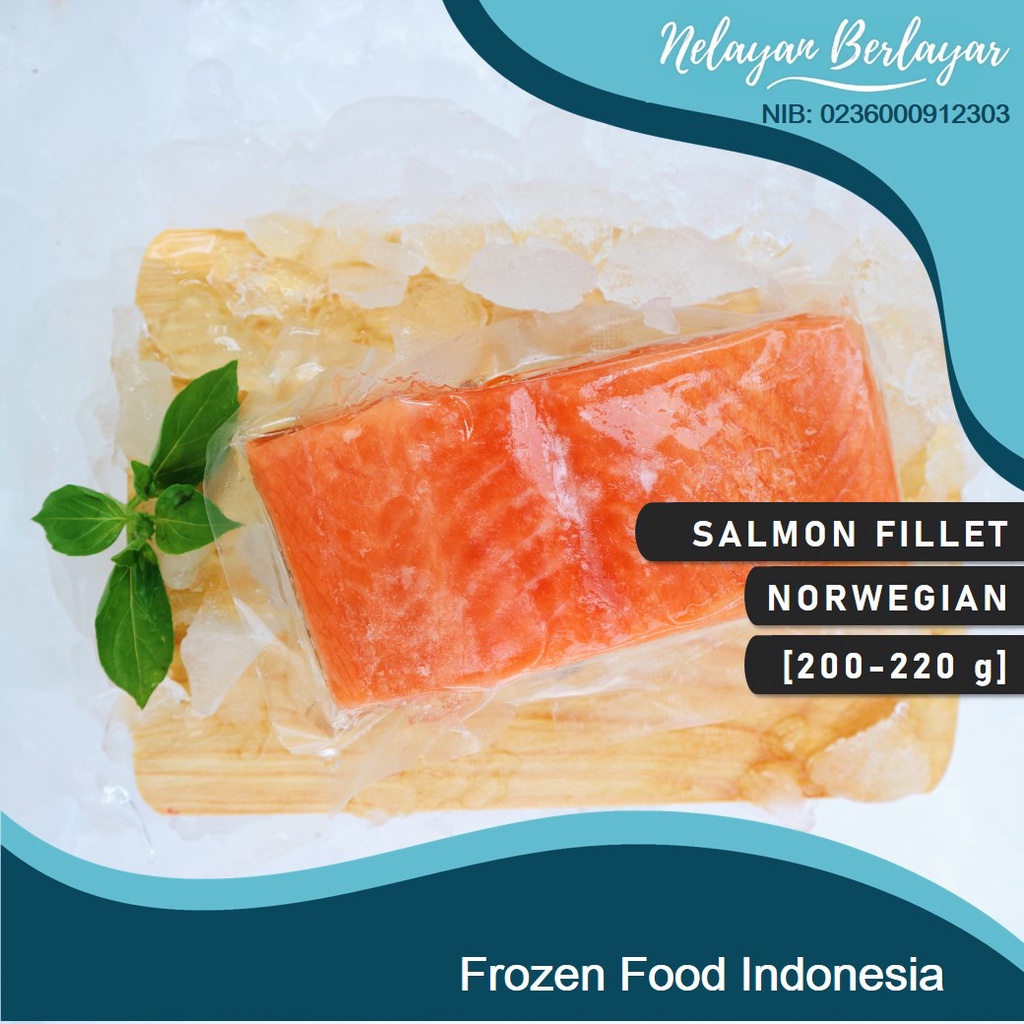 

Salmon Fillet Norwegia / Salmon Premium Fillet Beku [200-260 g] - Nelayan Berlayar