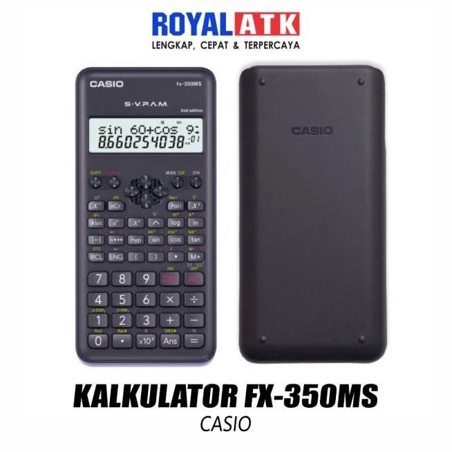 

[READY] CALCULATOR SCIENTIFIC CASIO FX-350MS-2-W-DH-AR SIAP KIRIM E8576TRB