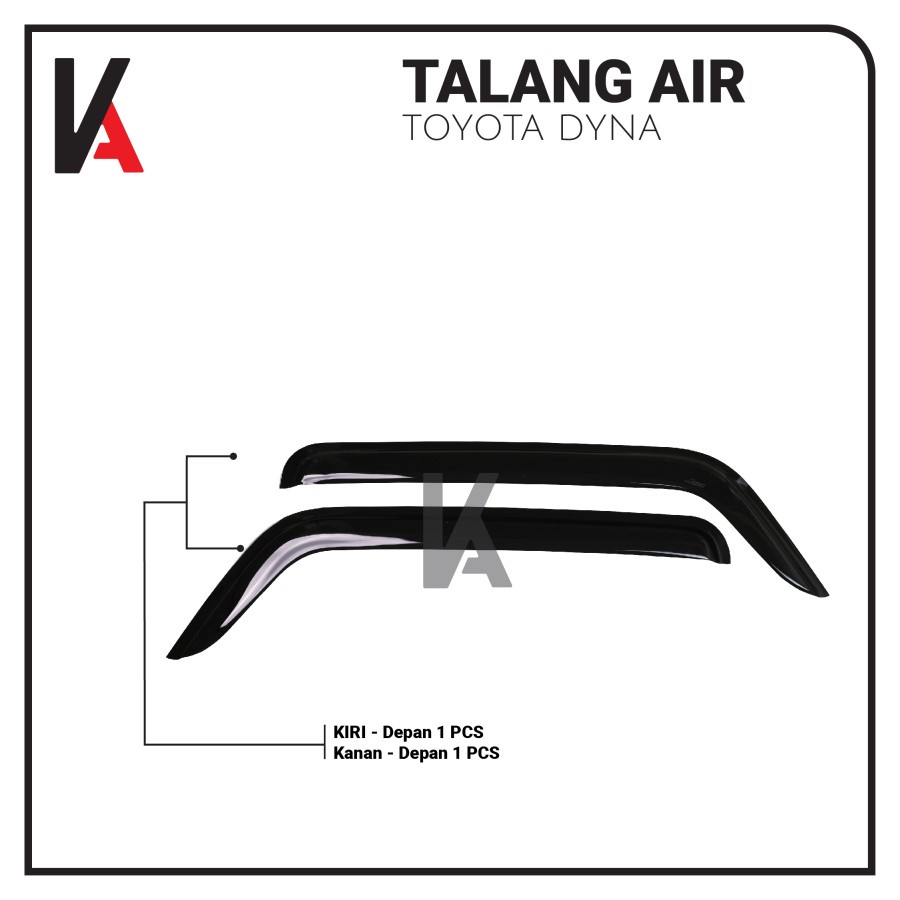 TALANG AIR PINTU MOBIL TOYOTA DYNA 2 PINTU MODEL SLIM HIGH QUALITY