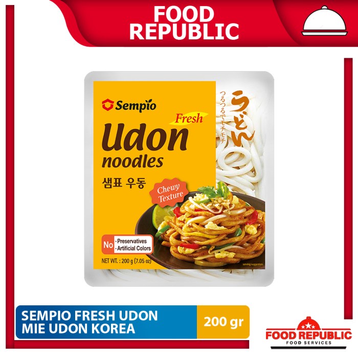 

SALE Sempio Fresh Udon Noodle / Mie Tebal / Mie Udon Instant 200 GR Korea