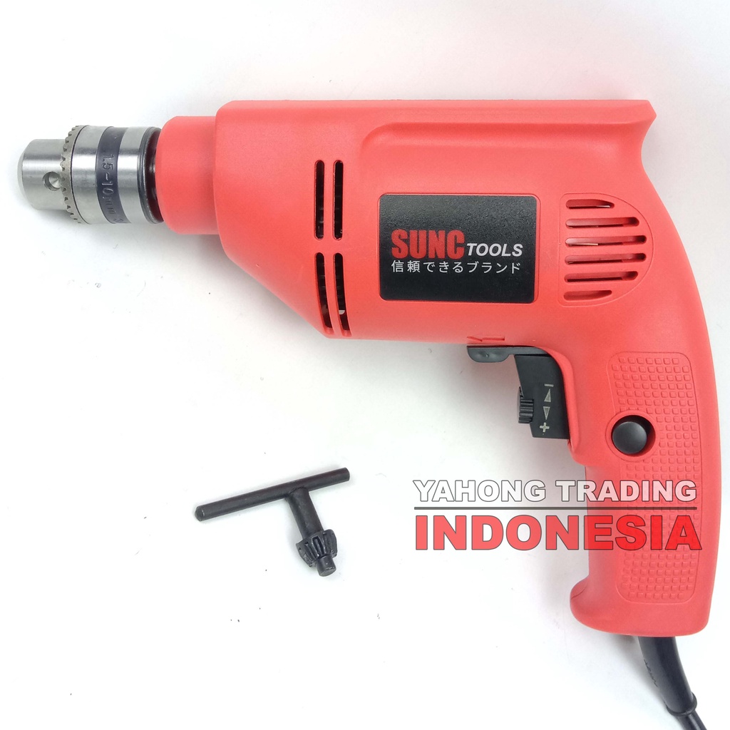 Mesin Bor Listrik 10mm Bolak Balik Electric Drill SUNC TOOLS
