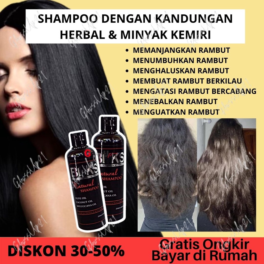 SAMPO PENUMBUH RAMBUT CEPAT BLACK MAGIC KEMIRI SHAMPO BPOM BMKS SHAMPO KEMIRI