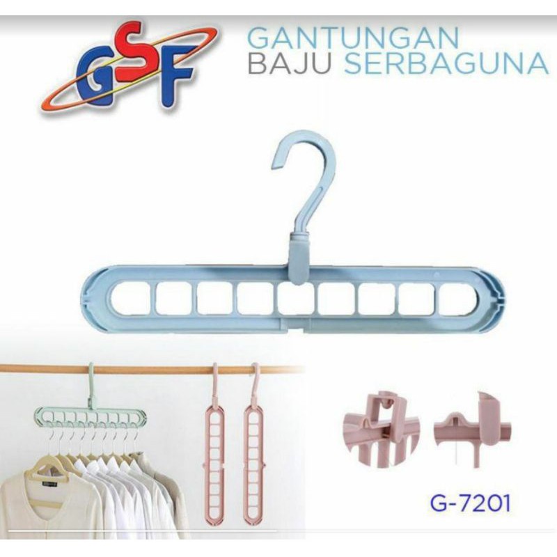 Gantungan Baju GSF 7201 / Hanger Baju Serbaguna