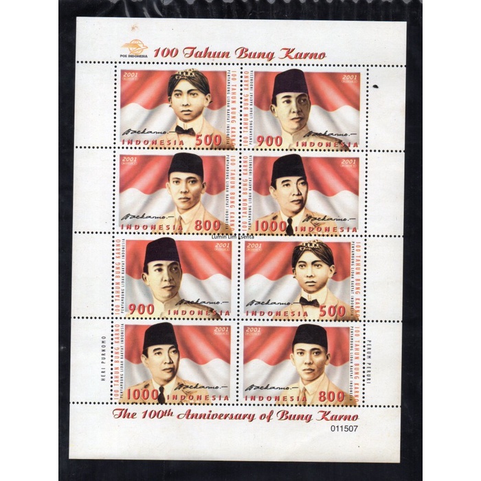 

Produk Bl4477 Prangko Mini Sheet Prangko Presiden Soekarno 100Th Murah