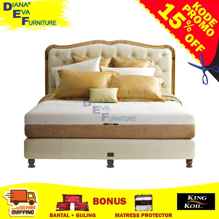 Kasur King Koil Princess Anna Full Set ( Kasur + Divan + Sandaran )