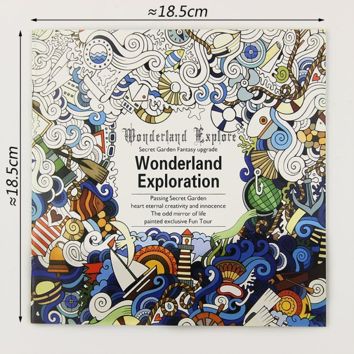 

Hadir English Edition Coloring Book - Wonderland Exploration (24Pages) Promo