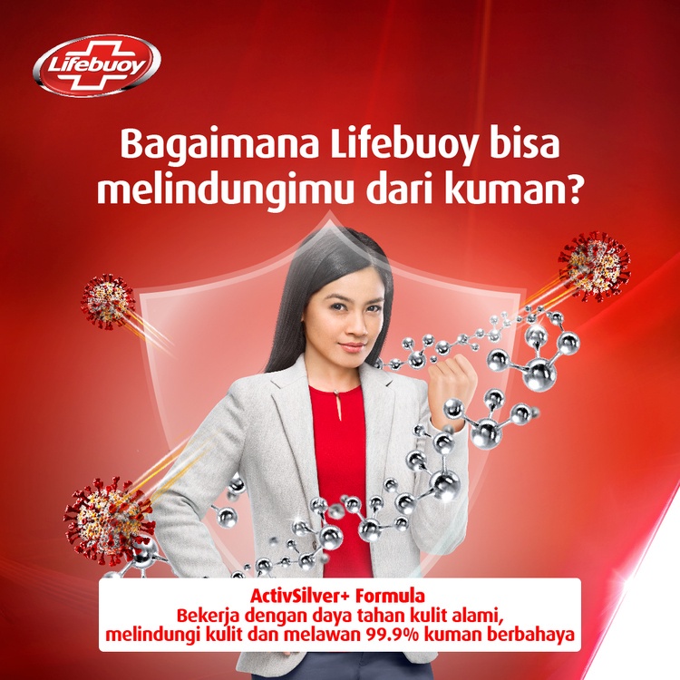 Lifebuoy body wash sabun cair 825 ml