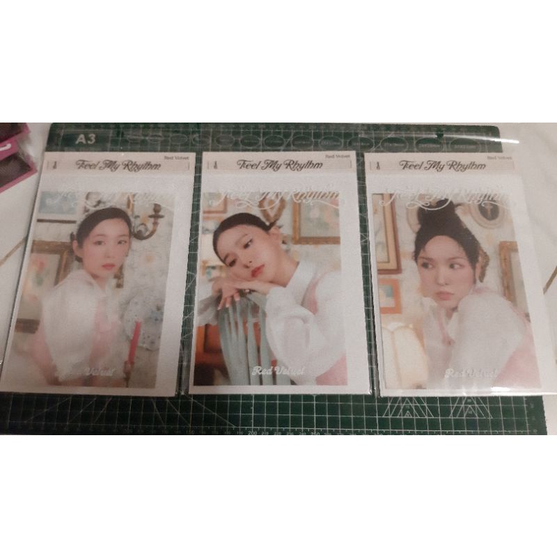 PHOTOCARD HOLOGRAM HOLO FEEL MY RHYTHM IRENE SEULGI WENDY RED VELVET RV FMR