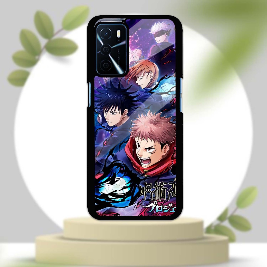 CASE GLOSSY OPPO A16 | CASING HP KILAU Motif Anime Sukuna