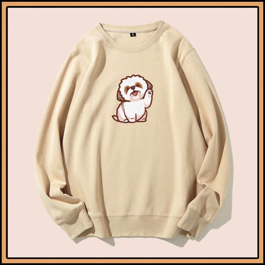 CALVIERO SHOP - BAJU SWEATER WANITA ATASAN CUTE DOG SWEATER DEWASA BRAND ANIME SWEATER HODDIE FASHION CITAYEM SCBD FASHION WEEK FASHION VIRAL TIKTOK