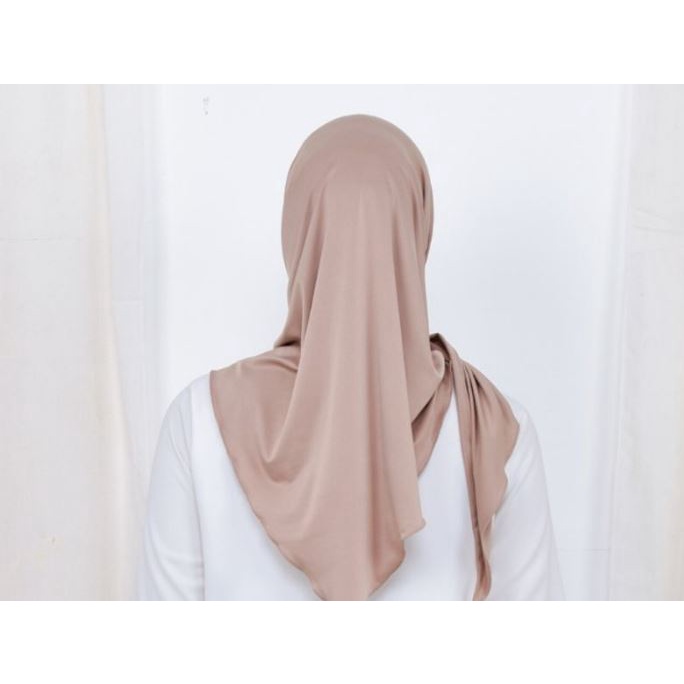 (KJI) HIJAB JIHAN NON PED BELAH INSTAN SEGITIGA JERSEY