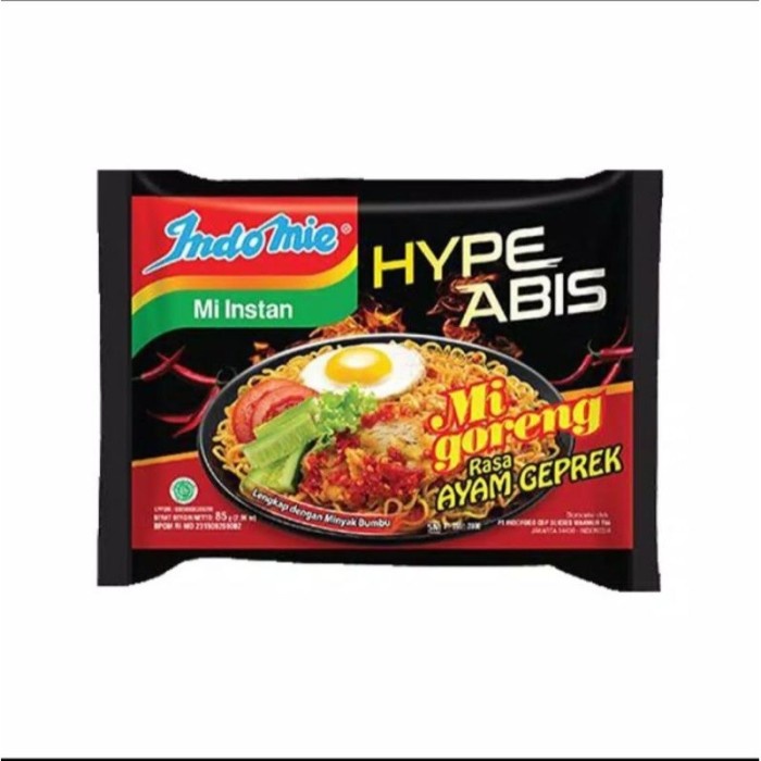 

TERBARU indomie hype abis ayam geprek 85gr