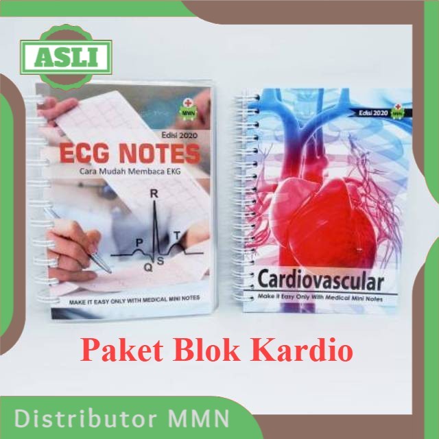 Buku Kedokteran Paket Cardiovascular + Ekg - Medical Mini Notes Mmn - Buku Saku Dokter