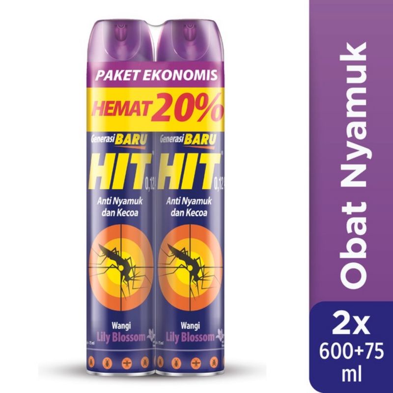 HIT AEROSOL OBAT SEMPROT NYAMUK 750 LEBIH Hemat