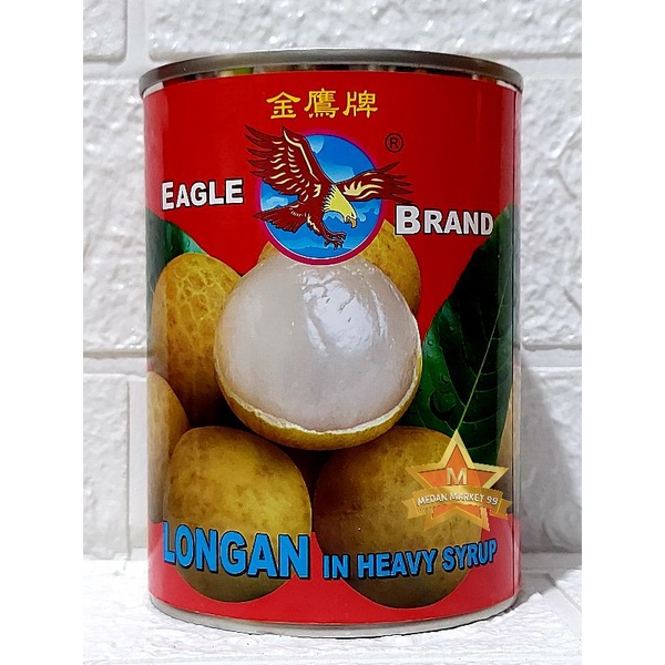 

LONGAN EAGLE BRAND IMPORT THAILAND 565gr | LONGAN IN HEAVY SYRUP | KELENGKENG | LONGAN KALENG