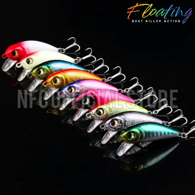 Lure minnow sinking 4,5 cm 5 gram Hook Extra Strong Jaminan Action