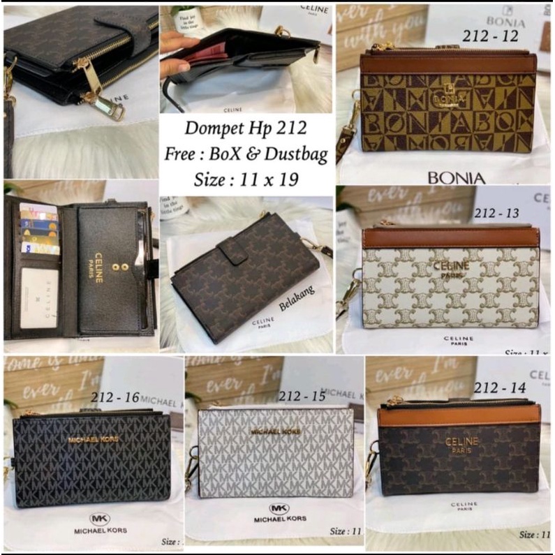 Dompet lipat dompet panjang Multifungsi Kode 212 Free Box