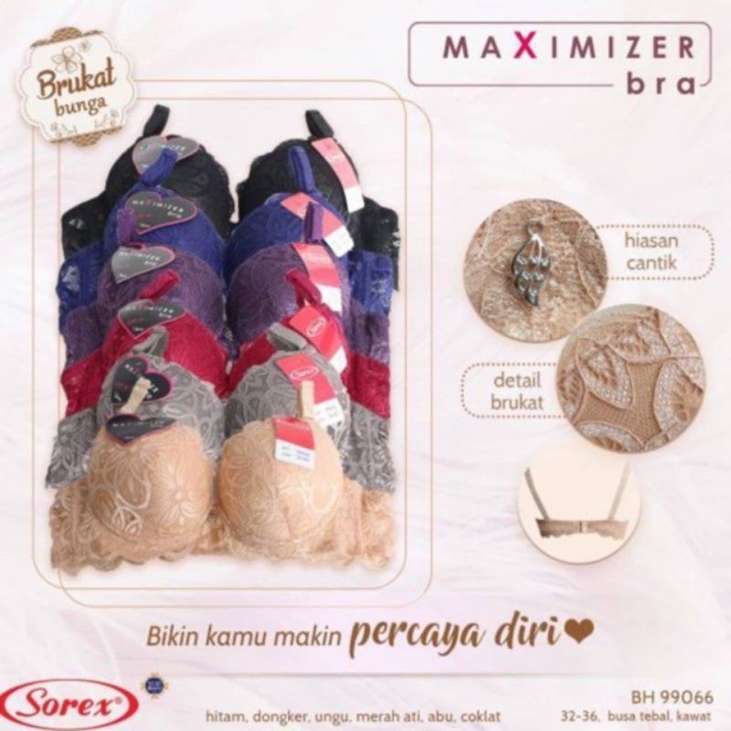 BH / Bra Push Up Bra SOREX 99066 Pakai Kawat dan Busa Tebal