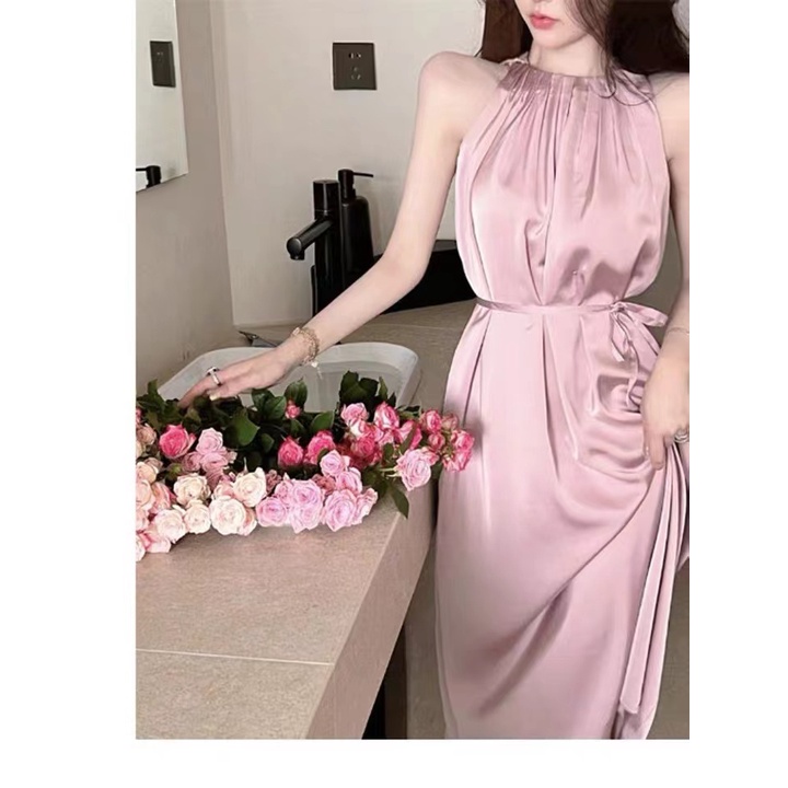 Setelan wanita 2022 musim panas baru seksi temperamen off-the-shoulder top niche desain split rok panjang set dua potong