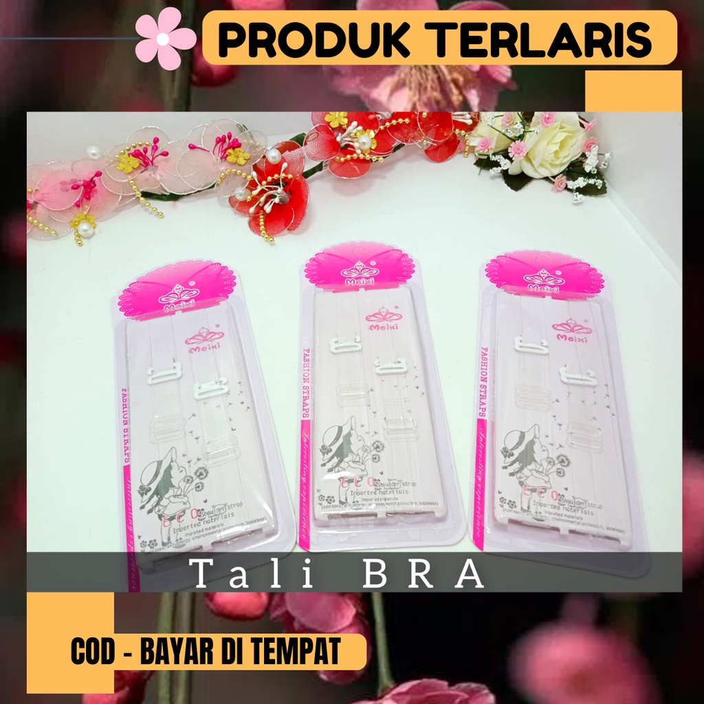 Tali Bra Transparan Tali BH Bening Elastis Tebal Tokopelanginicer - STRAP TALI BRA BH DALAMAN