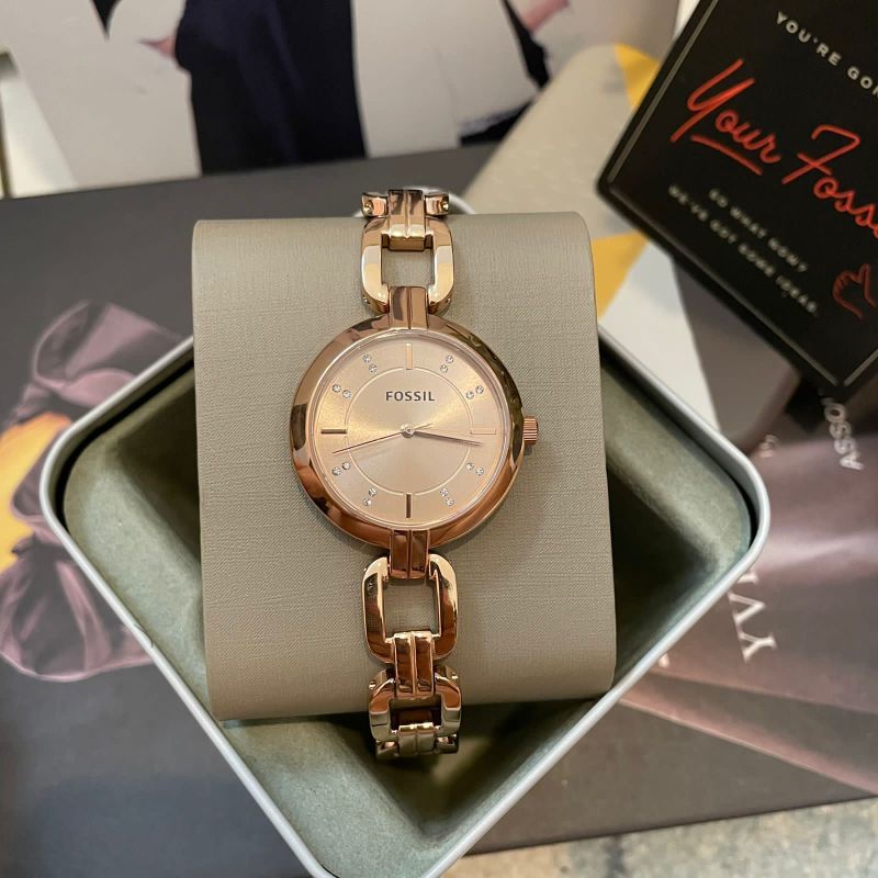 BQ3206 Kerrigan Three-Hand Rose Gold-Tone Stainless Steel nwt (diameter 32mm)