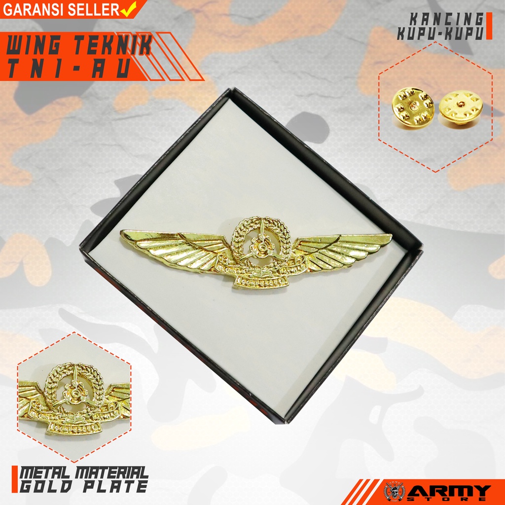 wing emblem teknik TNI AU