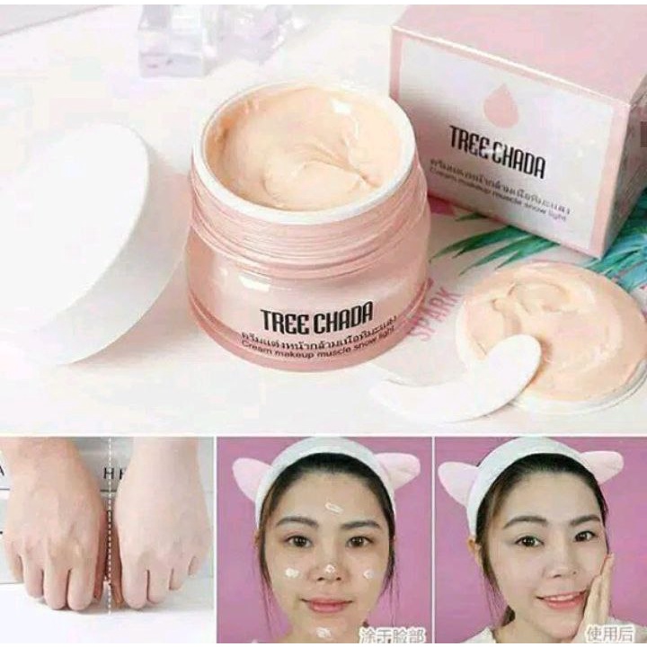 [READY] Tree Chada Cream Makeup Snow Light PRIMER 100% ORIGINAL THAILAND BEST SELLER