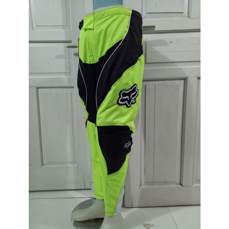 CELANA CROSS TRAIL Celana Cross - Celana Trail - Celana Enduro - Celana Gastrack Adventure - Bahan Condura Berkualitas - Celana motor cross - Celana trabas bahan condura  TERLARIS -  Colour stabilo hitam