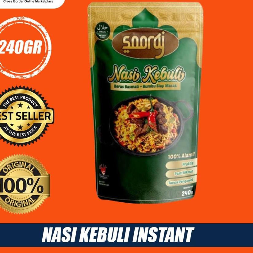 

9.9 Brand M&G Nasi Kebuli Instan 240gr, Beras Basmati dengan Bumbu Siap Masak serbuuu !