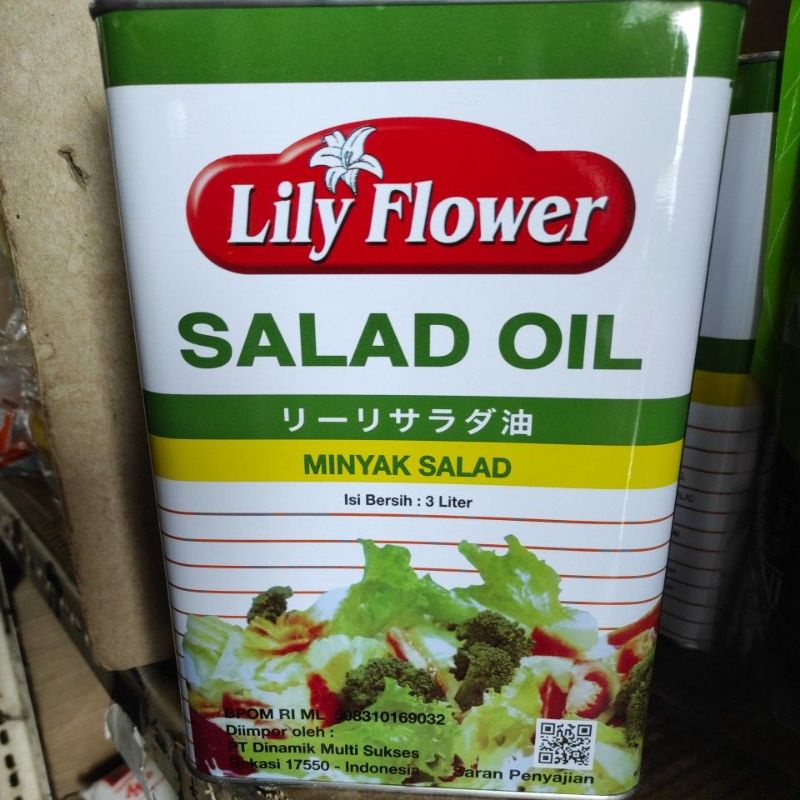 

Lily Flower Salad Oil 3 Liter Kaleng