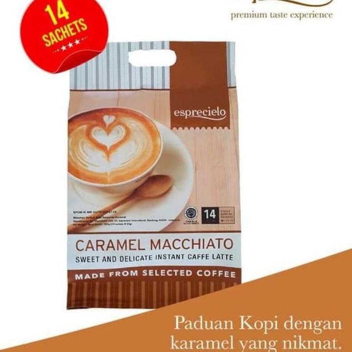 

9.9 Product HOT Esprecielo caramel macchiato mart bag isi 14pcs grosir
