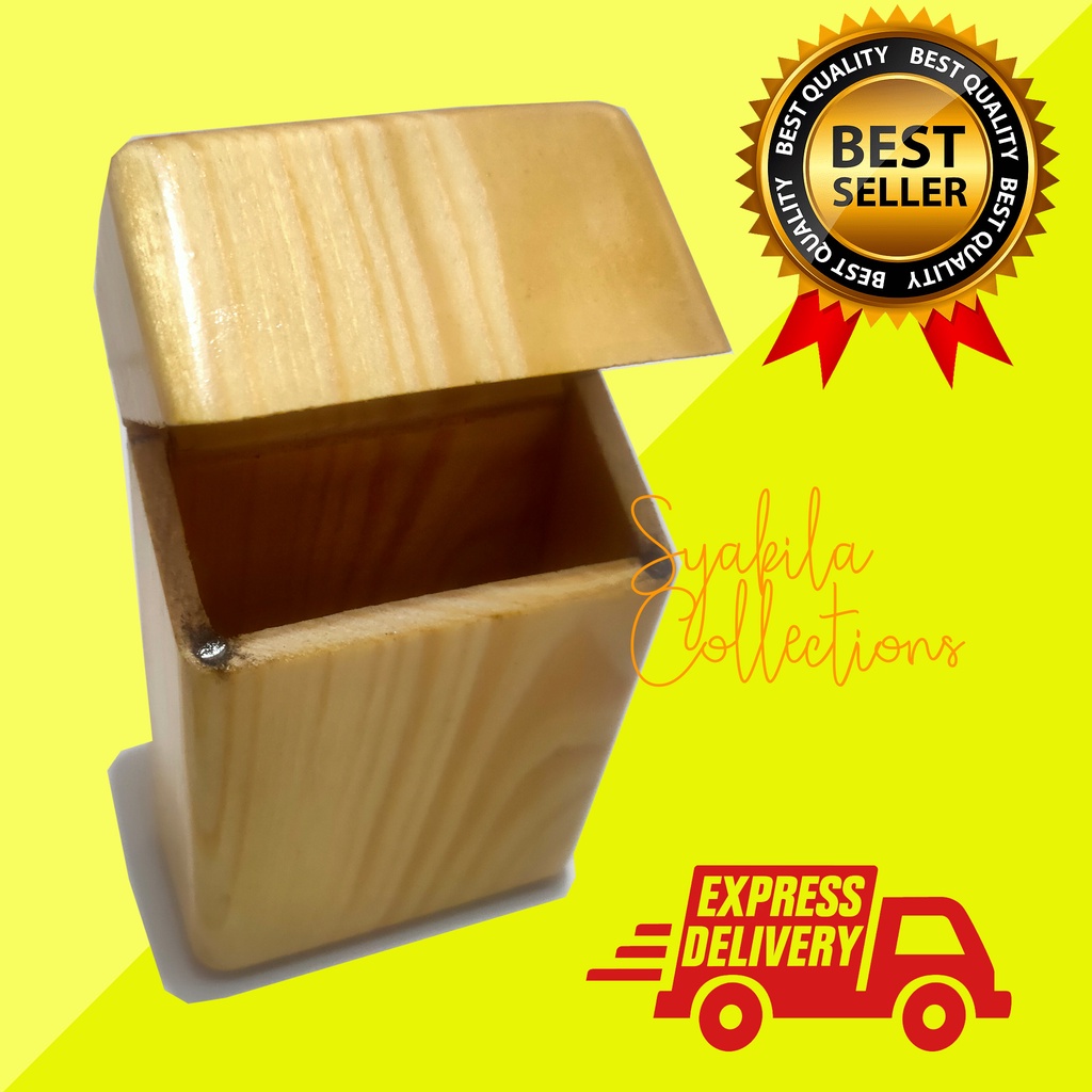 Jual Tempat rokok dari kayu jati belanda asli | Shopee Indonesia