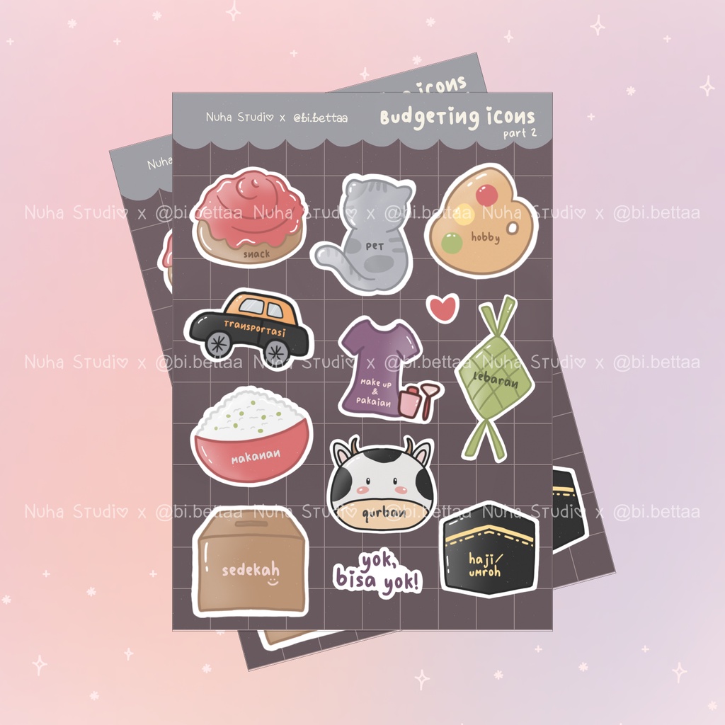 

Sticker by bi.bettaa | Budgeting Part 2 Pengeluaran Saving Expenses Hobby Emergency Fund Wallet Organizer Snack Pet hewan peliharaan | Aesthetic Sticker Estetik Stiker HP Laptop Botol Cute Waterproof Scrapbook Diary Journal Bujo Anti Air