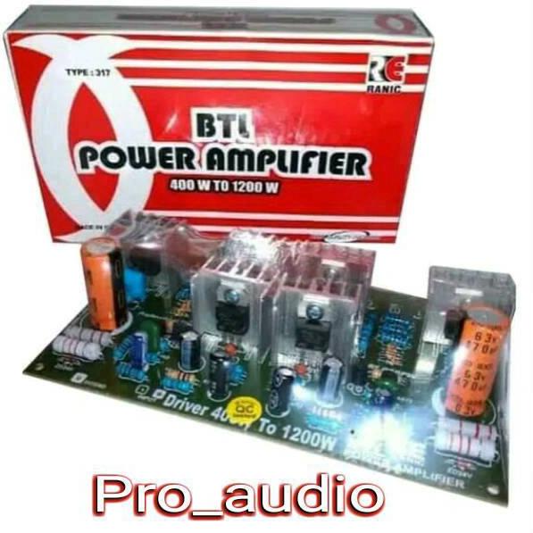 Top Product--Kit Driver Power BTL bridge 400watt