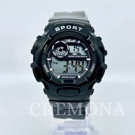 BISA COD! Jam Tangan Cowok Pria Cewek Wanita Bulat Digital Import Murah Mewah Anti Air WATER RESISTANT BONUS BATERAI CADANGAN!
