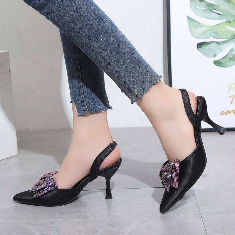 9091 High Heels Sandal Pesta Wanita Import Sendal Hak Kekinian