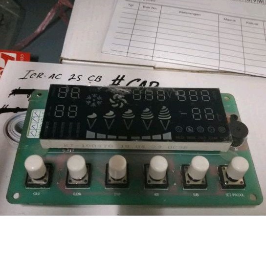 Sparepart Modul PCB Display Mesin Ice Cream Aecoe