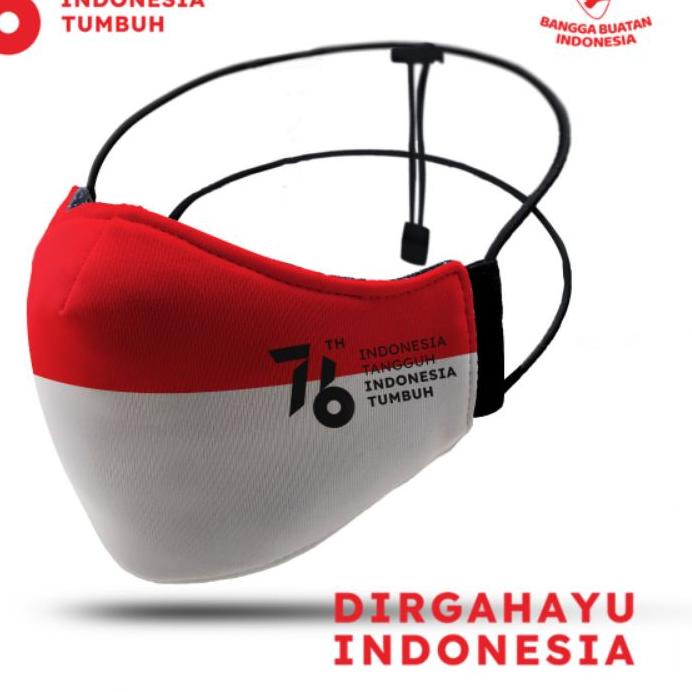 Flash Sale Masker Kain Nahoru Pria Keren 3ply / Masker Stayhoops / Masker Staycool