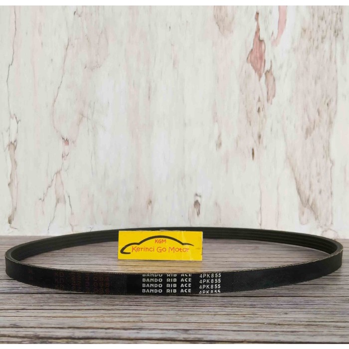 BANDO VAN BELT 4PK 855 RIB BELT TALI KIPAS 4PK-855 FAN BELT ALUR
