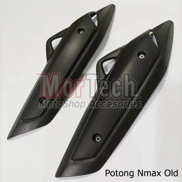 Tameng Cover Tutup Knalpot Potong Pnp Nmax Old 2014-2019 Custom Lancip Minimalis Anti Pecah Model Or