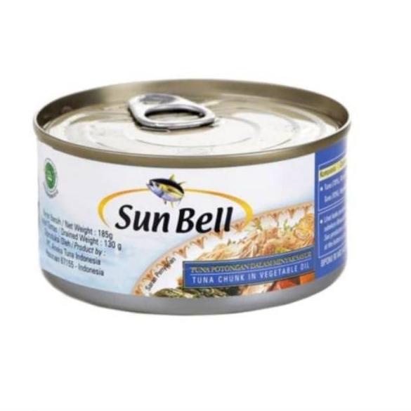 

kodeBb0B5--Sun bell Tuna chunk in vegetable oil - 185gram