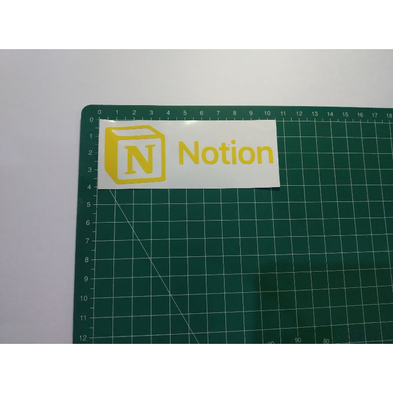 

cutting stiker notion