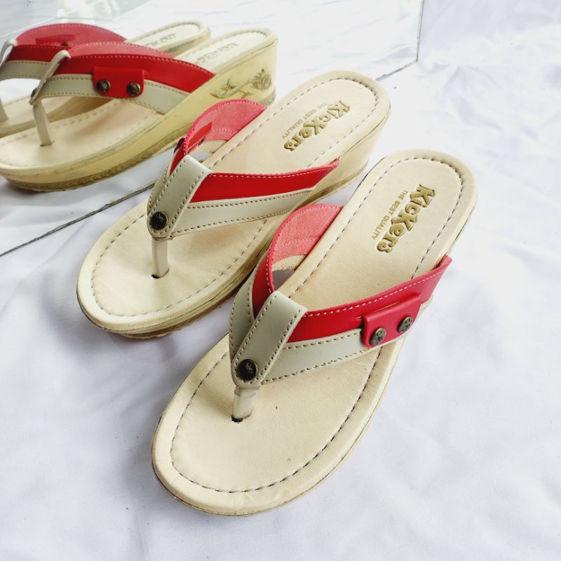 [OBRAL] Sandal Wedges Wanita Model Jepit (Sinta)