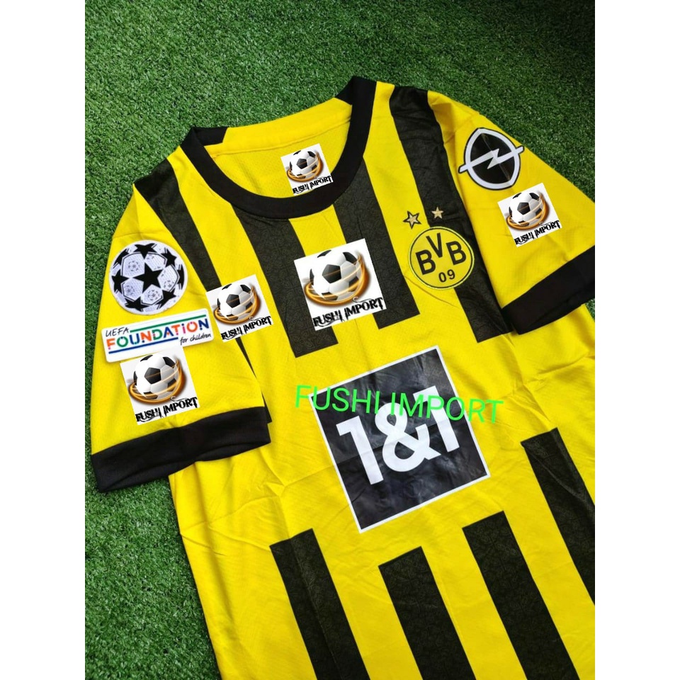 Jersey Baju Bola Dortmundd Home Full Patch 2022 2023 Grade Ori