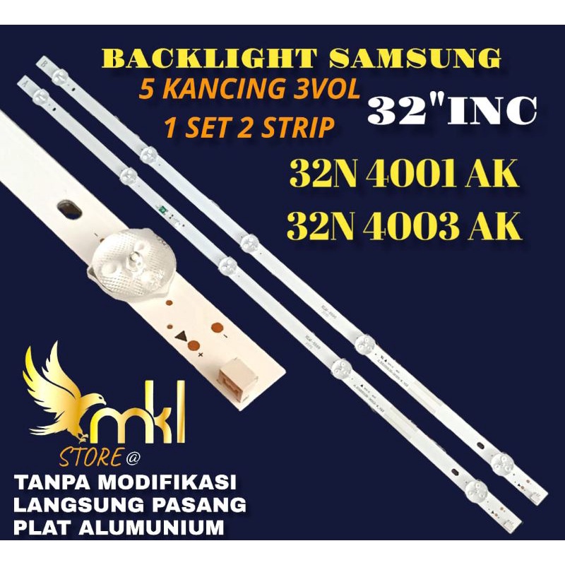 BACKLIGHT TV LED SAMSUNG UA-32N4001AK-UA-32N4003 AK BACKLIGHT TV LED32INCH
