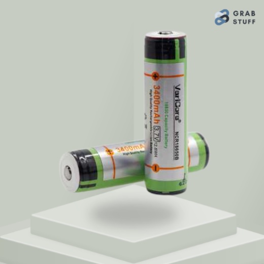 VariCore Baterai 18650 Rechargeable Li-ion Battery 3.7V Button Top / Baterai Senter Kamera Digital R