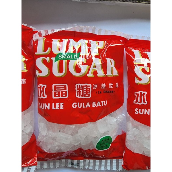 Gula batu lump 400gr - Gula batu kristal 400gr - Lumps sugar