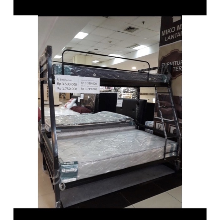 ranjang susun besi 160/140