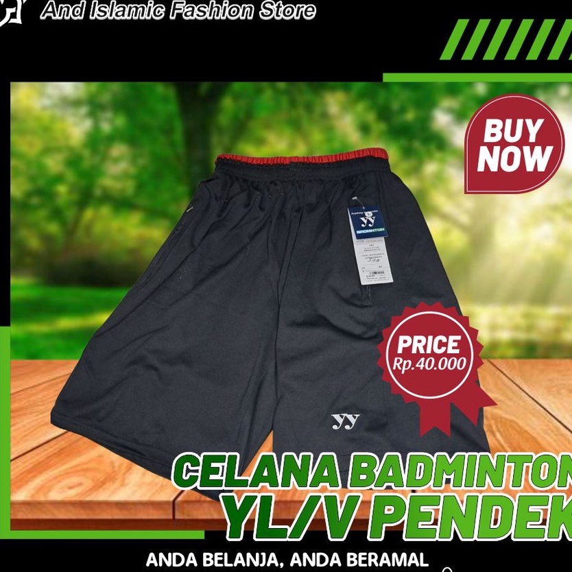 CELANA BADMINTON Y/L/V PENDEK